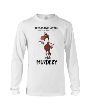 Horses And Coffee Long Sleeve Tee thumbnail