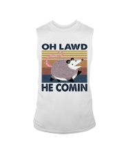 Oh Lawd He Comin Sleeveless Tee thumbnail