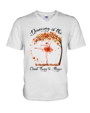 Dancing Is The Closest Thing V-Neck T-Shirt thumbnail