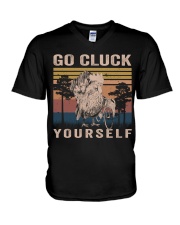 Go Cluck Yourselfe V-Neck T-Shirt thumbnail