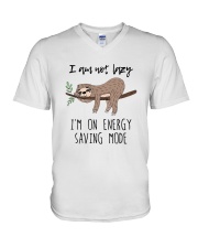 I Am On Energy V-Neck T-Shirt thumbnail