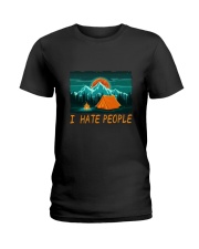 I Hate People Ladies T-Shirt thumbnail