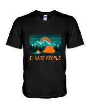 I Hate People V-Neck T-Shirt thumbnail