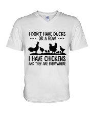 I Have Chickens V-Neck T-Shirt thumbnail