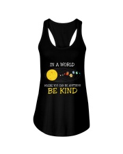 Be Kind In A World Ladies Flowy Tank thumbnail