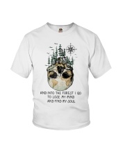 And Into The Forest I Go Youth T-Shirt thumbnail