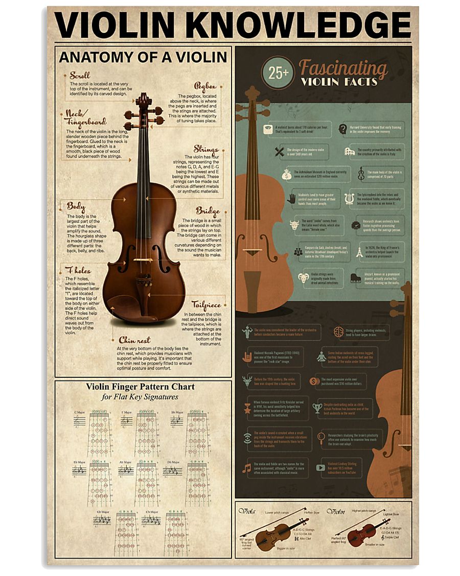 Violin Knowledge 11x17 Poster