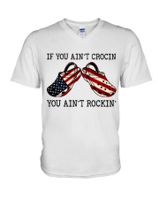 If You Ain't Crocin V-Neck T-Shirt thumbnail