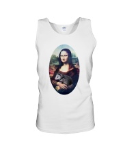Mona Lisa Painting Unisex Tank thumbnail