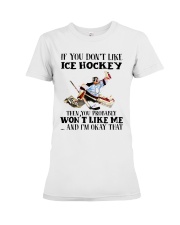 Ice Hockey Premium Fit Ladies Tee thumbnail