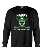 Happy St Hat Trick's Day Crewneck Sweatshirt thumbnail