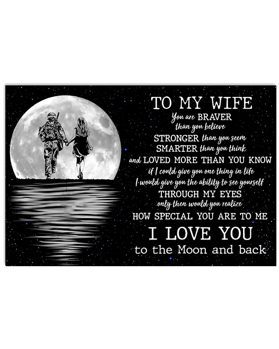To My Wife 17x11 Poster
