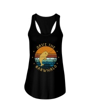 Save The Narwhals Ladies Flowy Tank thumbnail