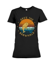 Save The Narwhals Premium Fit Ladies Tee thumbnail