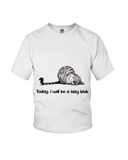 I Will Be A Lazy Blob Youth T-Shirt thumbnail