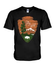 Stay Wild V-Neck T-Shirt thumbnail
