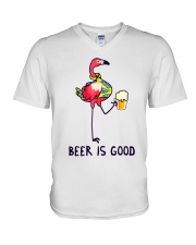 Beer Is Good V-Neck T-Shirt thumbnail
