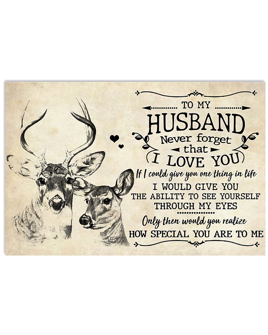 To My Husband 17x11 Poster