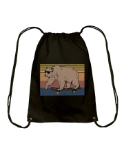 Polar Bear Funny Drawstring Bag thumbnail