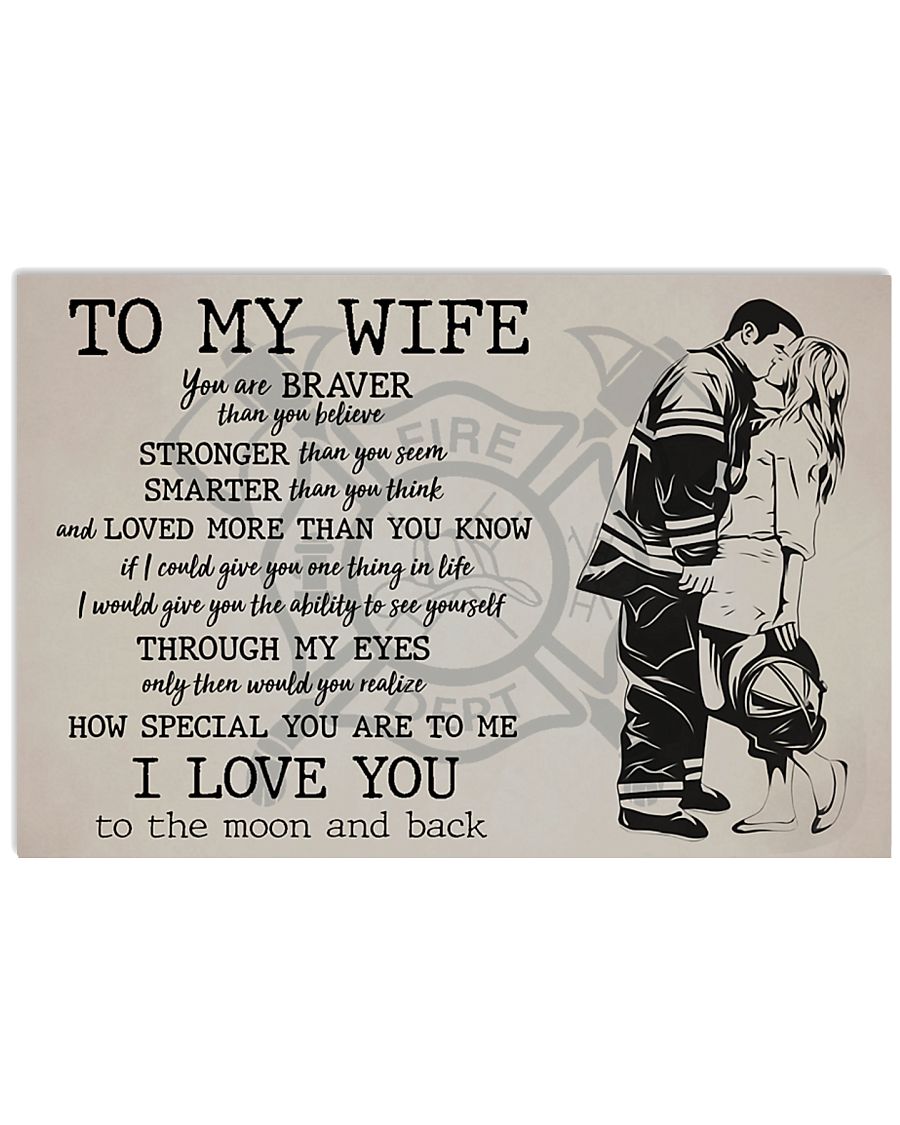 To My Wife 17x11 Poster