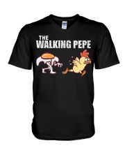 The Walking Pepe V-Neck T-Shirt thumbnail