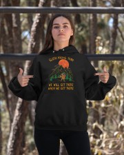 Sloth Hiking Team Hooded Sweatshirt apparel-hooded-sweatshirt-lifestyle-05