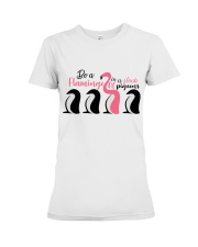 Be A Flamingo Premium Fit Ladies Tee thumbnail