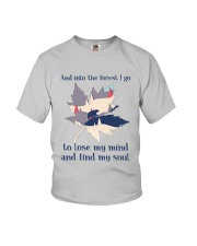 And Into The Forest I Go Youth T-Shirt thumbnail