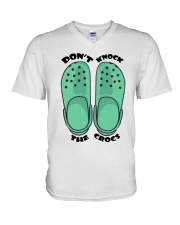 Don't Knock The Crocs V-Neck T-Shirt thumbnail