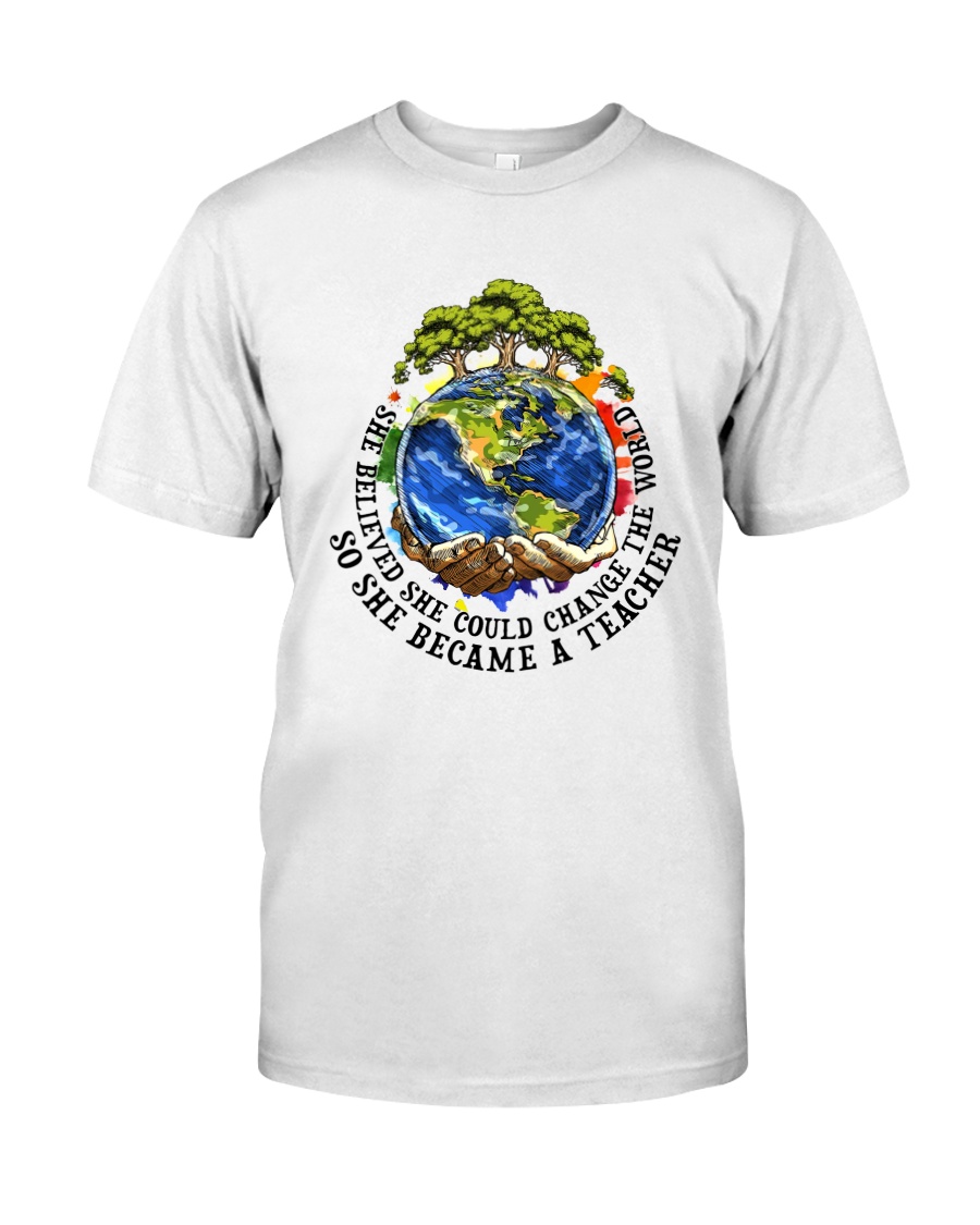 She Became A Teacher Classic T-Shirt