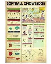 Softball Knowledge 11x17 Poster front