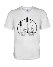 I Hate People V-Neck T-Shirt thumbnail