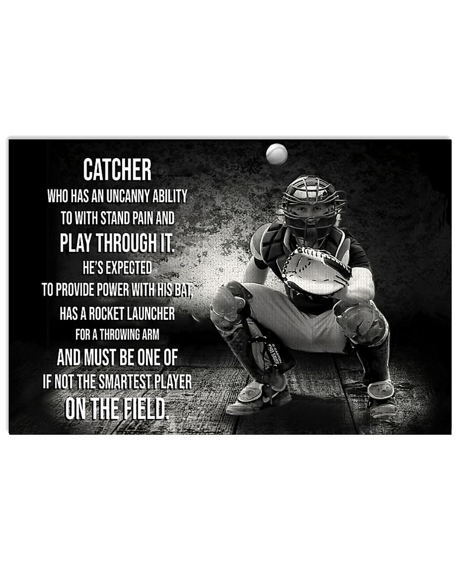 Catcher Who Has An Uncany Ability 17x11 Poster