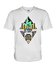 Go Where You Feel Most Alive V-Neck T-Shirt thumbnail