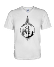 I Hate People V-Neck T-Shirt thumbnail