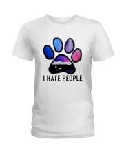 I Hate People Ladies T-Shirt thumbnail