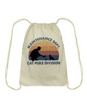 Cat Puke Division Drawstring Bag thumbnail