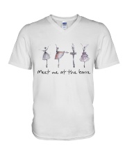 Meet Me At The Barre V-Neck T-Shirt thumbnail