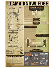 Llama Knowledge 11x17 Poster front