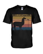 Llamacappella V-Neck T-Shirt thumbnail