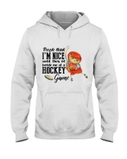 Hockey Game Hooded Sweatshirt thumbnail