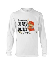 Hockey Game Long Sleeve Tee thumbnail