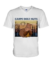 Carpe Deez Nuts V-Neck T-Shirt thumbnail