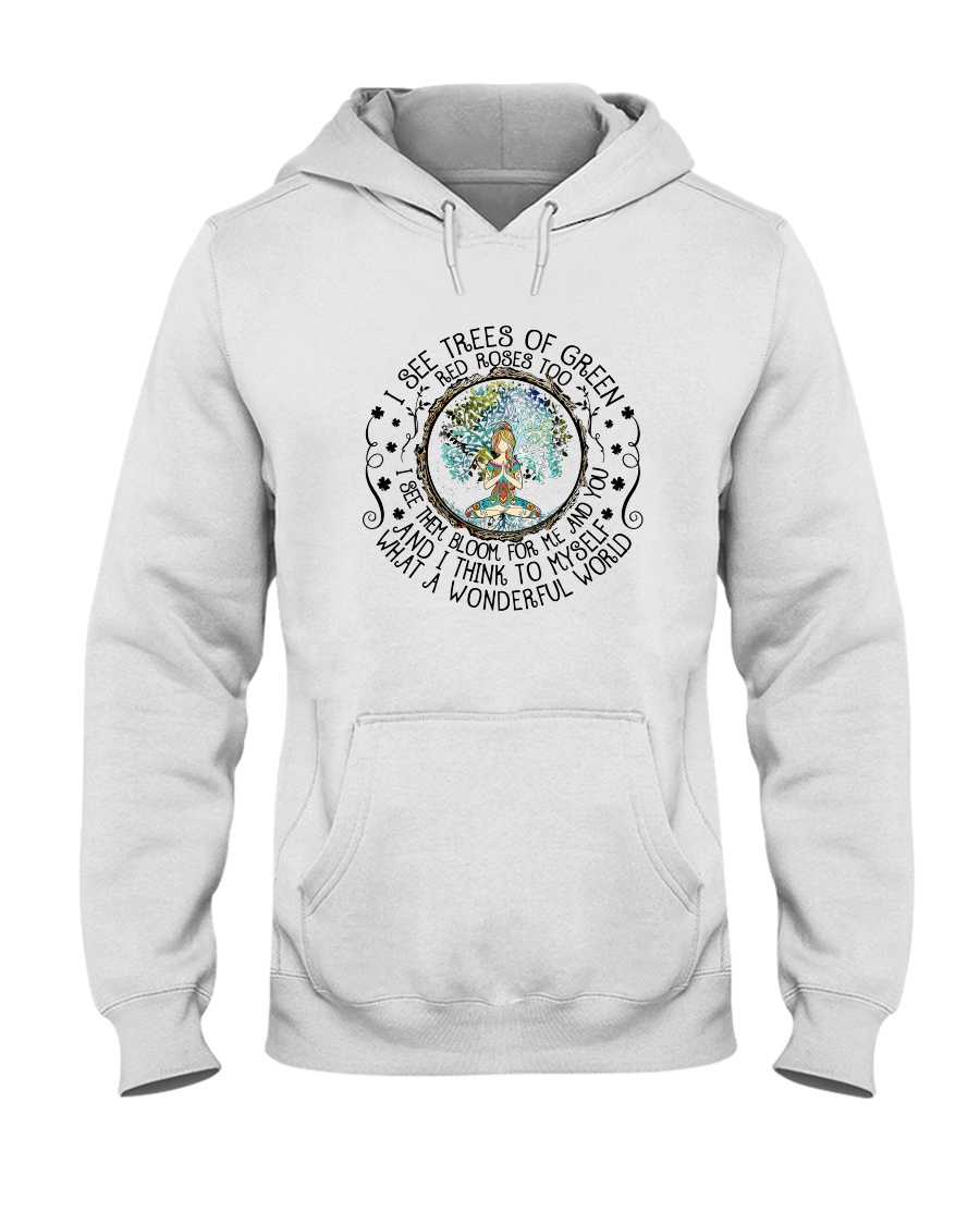Myself What A Wonderful World Hooded Sweatshirt
