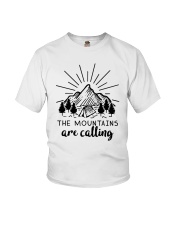 The Mountains Are Calling Youth T-Shirt thumbnail