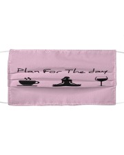 Plan For The Day Cloth face mask front