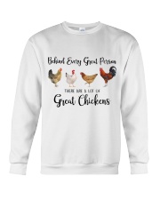 A Great Person Has Great Chickens Crewneck Sweatshirt thumbnail