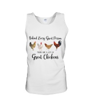 A Great Person Has Great Chickens Unisex Tank thumbnail