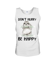 Dont Hurry Be Happy Unisex Tank thumbnail