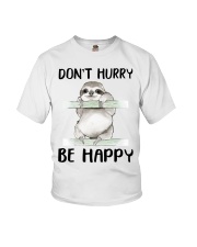 Dont Hurry Be Happy Youth T-Shirt thumbnail